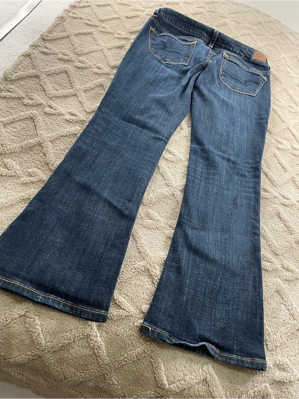 American Eagle Outfitters   Blue Flare Jeans
Size 10 Short Weekender - Picture 8 of 10